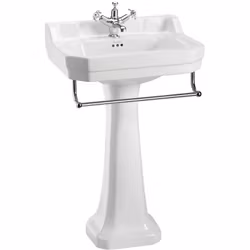 Tvättställ Burlington Edwardian 56 cm med Handduksstång