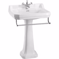 Tvättställ Burlington Edwardian 61 cm med Handduksstång
