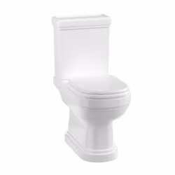 Toalett Burlington Riviera Vit P-lås