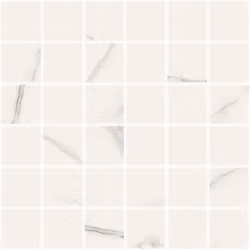 Mosaik Madras Statuario 5x5 Polerad