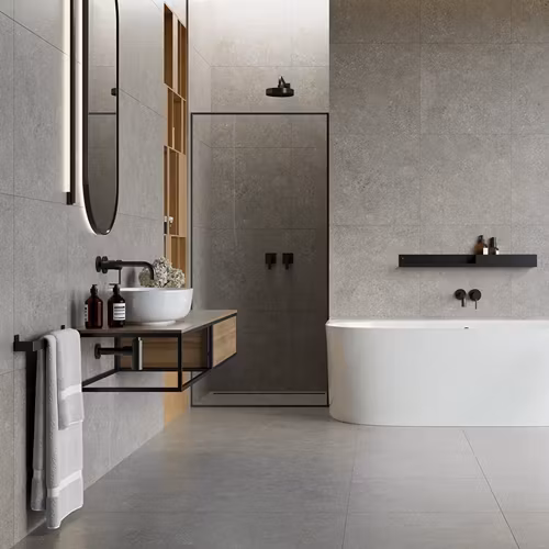 Klinker Oaxen Grå 60X60