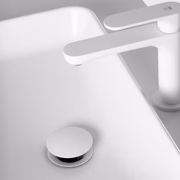 Tvättställsblandare INR Sleek Matte White