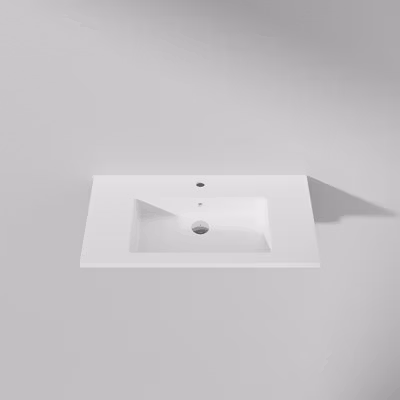 Tvättställsskåp INR Viskan Classic 80, Premium White/Stenkomposit