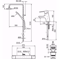 Blandarpaket Mora Cera Bathroom Concept
