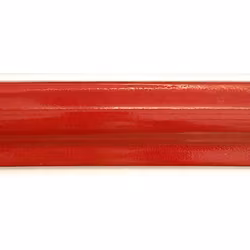 Bård Kupad Rund Röd Blank 5X20