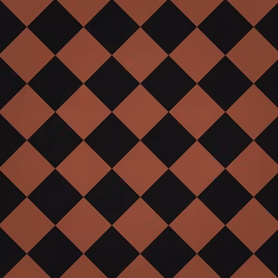 Klinker Hexa Square Rusty Red 15x15