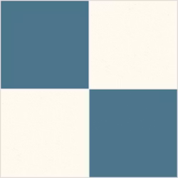 Klinker Hexa Square Cadet Blue 15x15