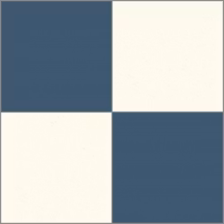 Klinker Hexa Square Aegean Blue 15x15