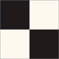 Klinker Hexa Square Black Swan 15x15