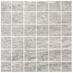 Mosaik Alfalux Stonequartz Perla 5x5
