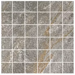 Mosaik Alfalux Stonequartz Grigio 5x5