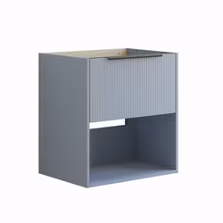Tvättställsskåp Dansani Mido+ Classic 60x44 med 1 Låda, Öppen Hylla och Struktur Front