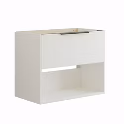 Tvättställsskåp Dansani Mido+ Classic 80x44 med 1 Låda och Öppen Hylla