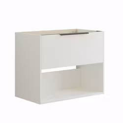 Tvättställsskåp Dansani Mido+ Classic 80x44 med 1 Låda, Öppen Hylla och Struktur Front