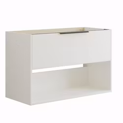 Tvättställsskåp Dansani Mido+ Classic 100x44 med 1 Låda och Öppen Hylla