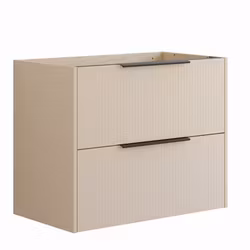 Tvättställsskåp Dansani Mido+ Classic 80x44 med 2 Lådor och Struktur Front