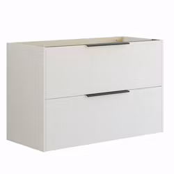 Tvättställsskåp Dansani Mido+ Classic 100x44 med 2 Lådor och Struktur Front