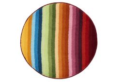 Badrumsmatta Kleine Wolke Funky Multi Rund 80 cm