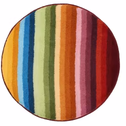 Badrumsmatta Kleine Wolke Funky Multi Rund 80 cm