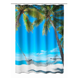 Duschdraperi Kleine Wolke Bahamas Multi 180x200 cm