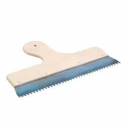 Bredspackel rundtandad 600 mm