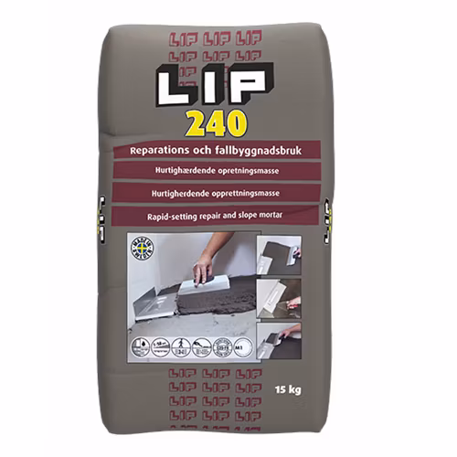 Reparations- och fallbyggnadsbruk Lip 240 15 Kg