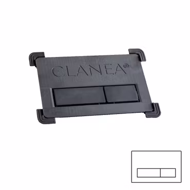 Spolknapp dold Clanea PurePlate L