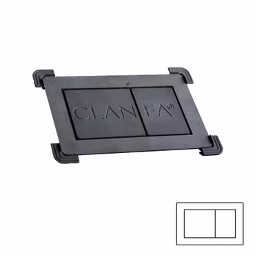 Spolknapp dold Clanea PurePlate R