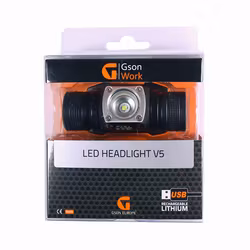 Pannlampa Gson LED Headlight V5 900 lumen
