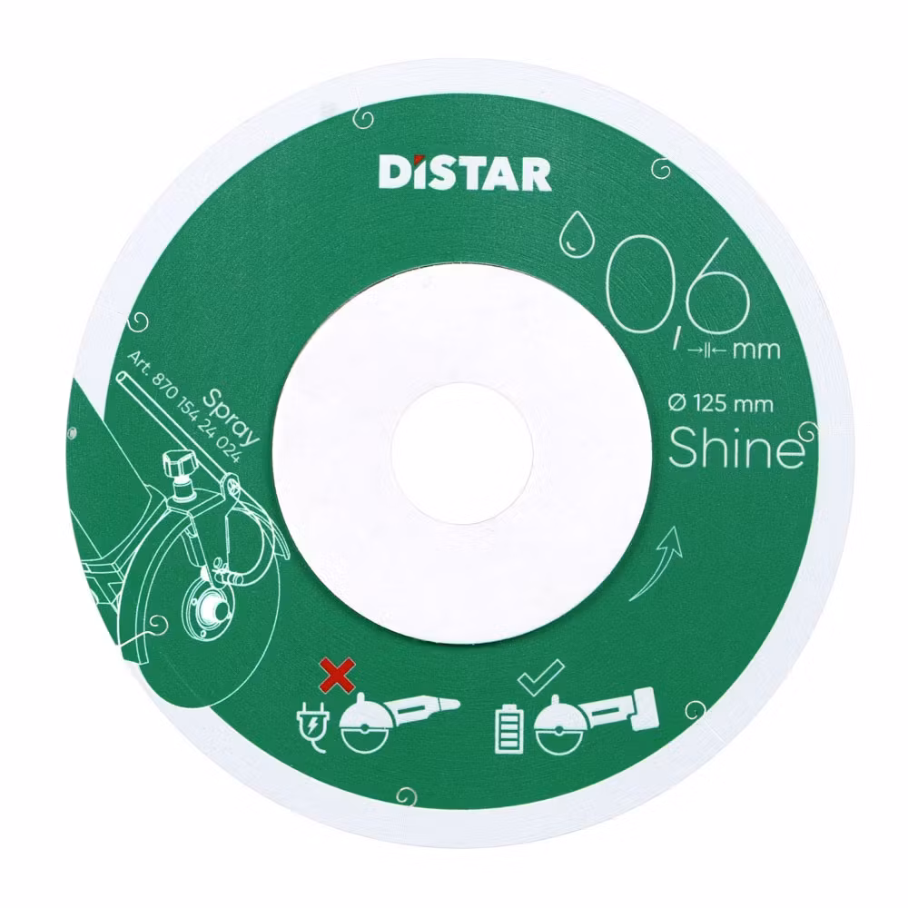 Diamantklinga Distar Shine Ø125mm, 22,23mm