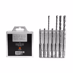 Hammarborr 4Cut ECO SDS drill Set (7 delar)