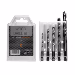 Träborr Wood Drill Bit Set (6 delar)