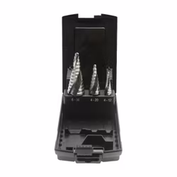 Stegborr Metall Step Drill Set (3 delar)