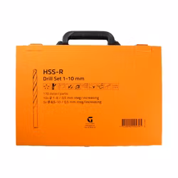 Snabbstålsborr HSS-R Drill Set 1-13 mm (170 delar)