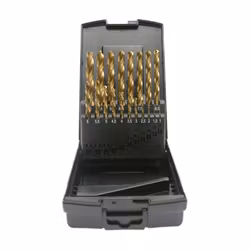 Metallborr HSS-G TiN Drill Set 1-10 mm (19 delar)