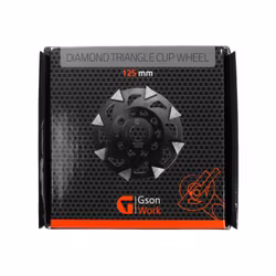 Diamantslipskål Gson Triangle Cup Wheel 125 x 5,0 x 21 x 22,23 mm