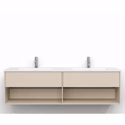 Tvättställsskåp Svedbergs Epos 160x45 Två Lådor