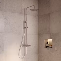 Takduschset INR Mist Krom/Vit