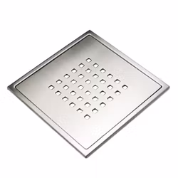 Golvbrunnssil Stockholm Lux Borstad Syrafast