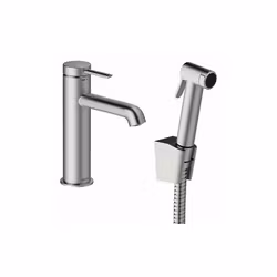 Tvättställsblandare Damixa Iris Medium med Sidodusch
