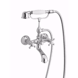 Badkarsblandare Damixa Tradition med Handdusch Krom