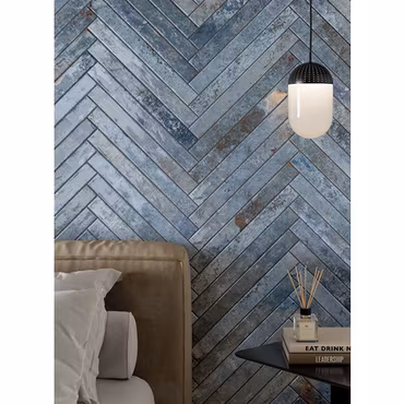 Kakel Kist Lux Dark Blue Blank 4,8x45 cm