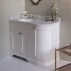 Fristående Tvättställsskåp Burlington för vänsterhörn 100 cm