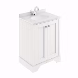 Fristående Tvättställsskåp Bayswater med Marmortopp 62 cm