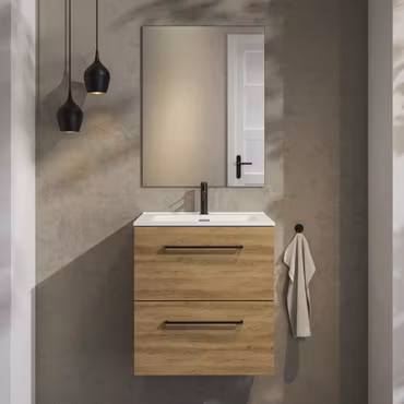 Möbelpaket Tiger Reef Mörk Ek 60 cm med Spegel