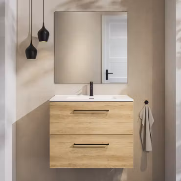 Möbelpaket Tiger Reef Ljus Ek 80 cm med Spegel