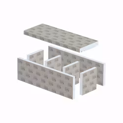 Sittbänk Lux Elements Relax BA Cut 1200x450x450mm