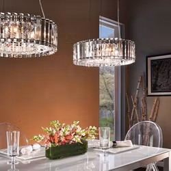 Badrumslampa Elstead Lighting Clifton Kristall med 8 Lampor