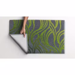 Badrumsmatta Grund Mayra Green 60x100 cm