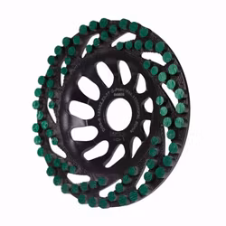 Diamantslipskiva Distar DGS-S, Green Point 125/22,23-77